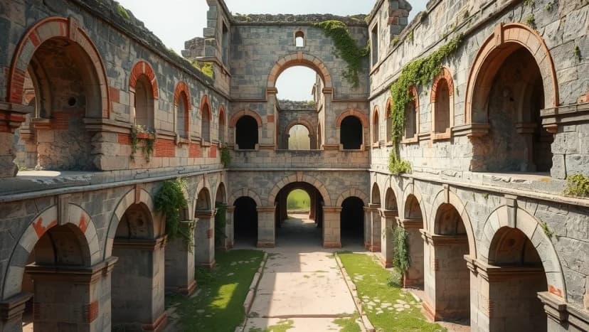 Hur kommer man in i ruinerna