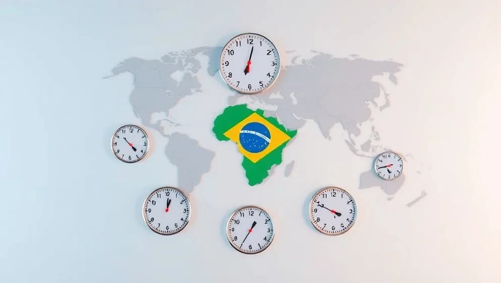 Hur mycket är klockan i Brasilien nu