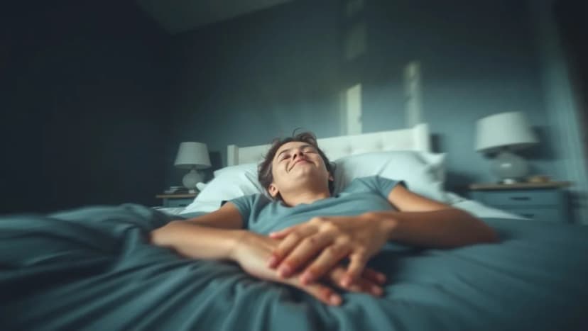 Vad händer när jag ligger ner och blundar